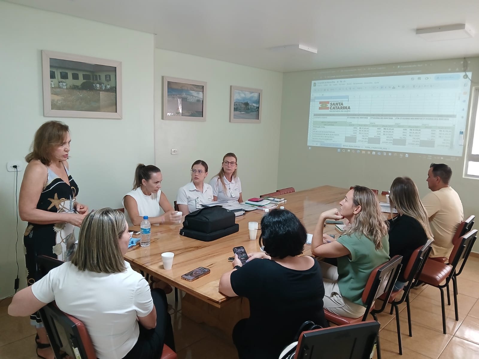 Gerência Regional de Saúde de São Miguel do Oeste visita nosso Hospital