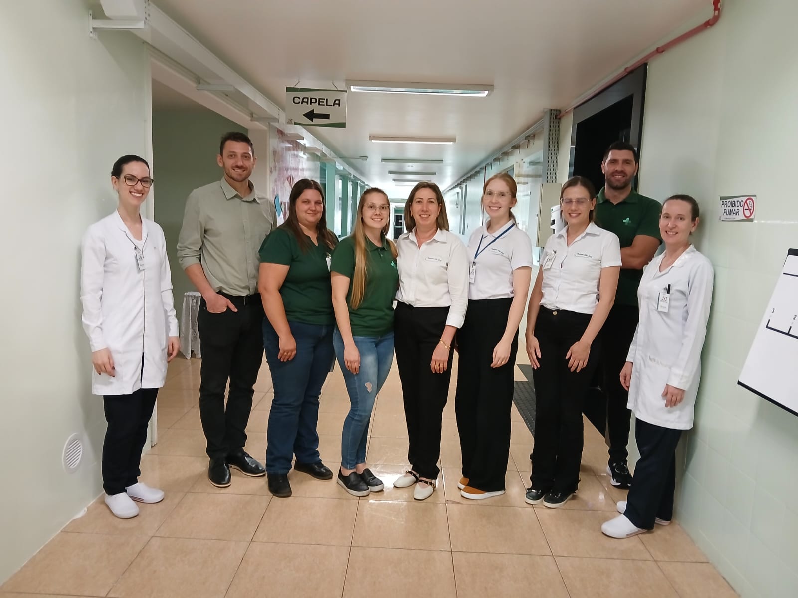 Equipe da Associação Hospitalar Beneficente Pinhalzinho-SC esteve em nosso Hospital