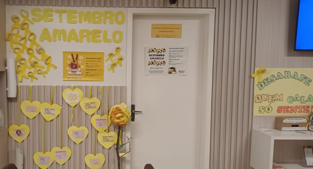 Hospital São José desenvolve campanha Setembro Amarelo