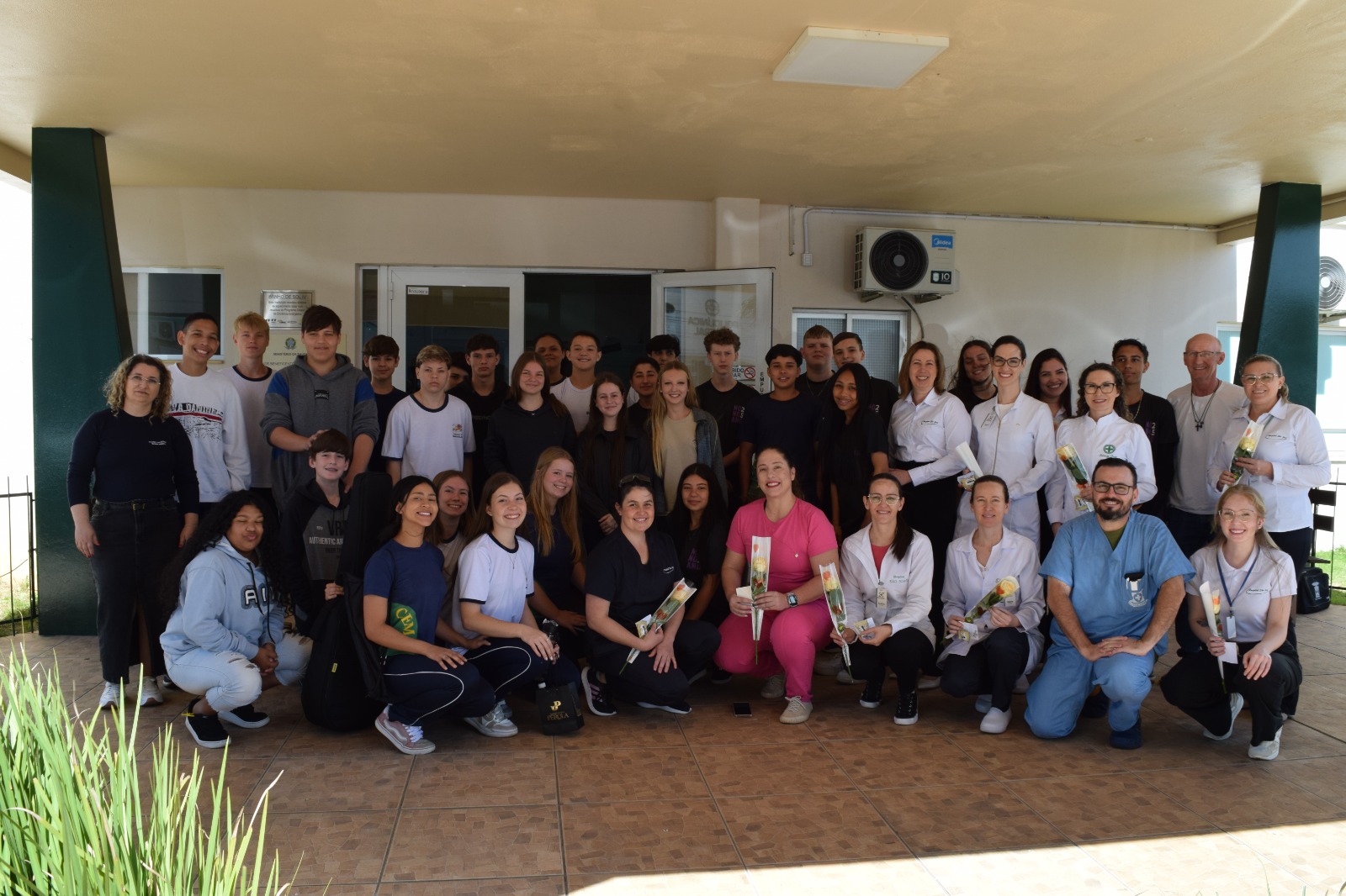 Visita especial dos alunos do Centro Educacional Mundo Infantil – CAIC ao Hospital São José