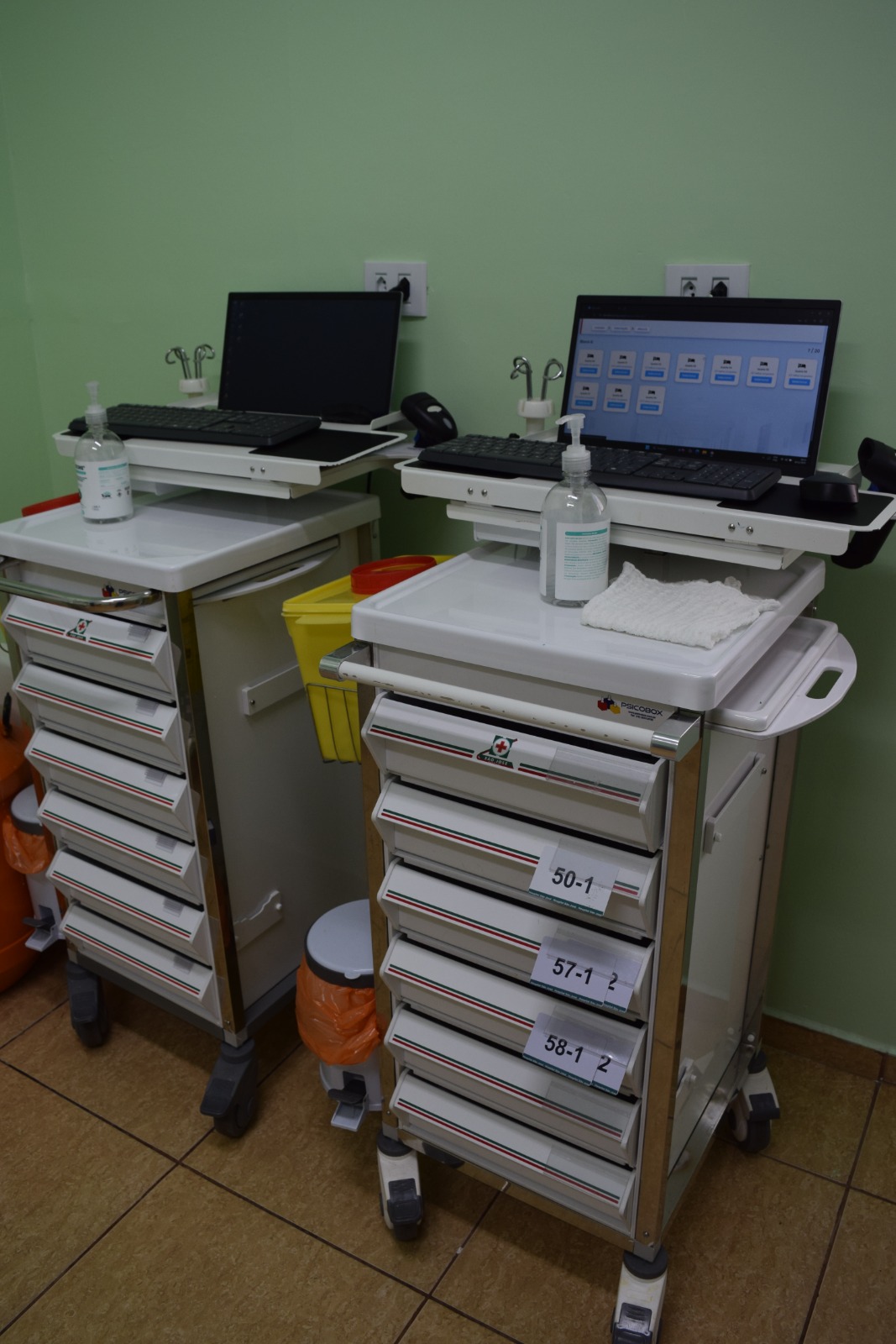 HSJ adquire carrinhos beira-leito para aplicação de medicação