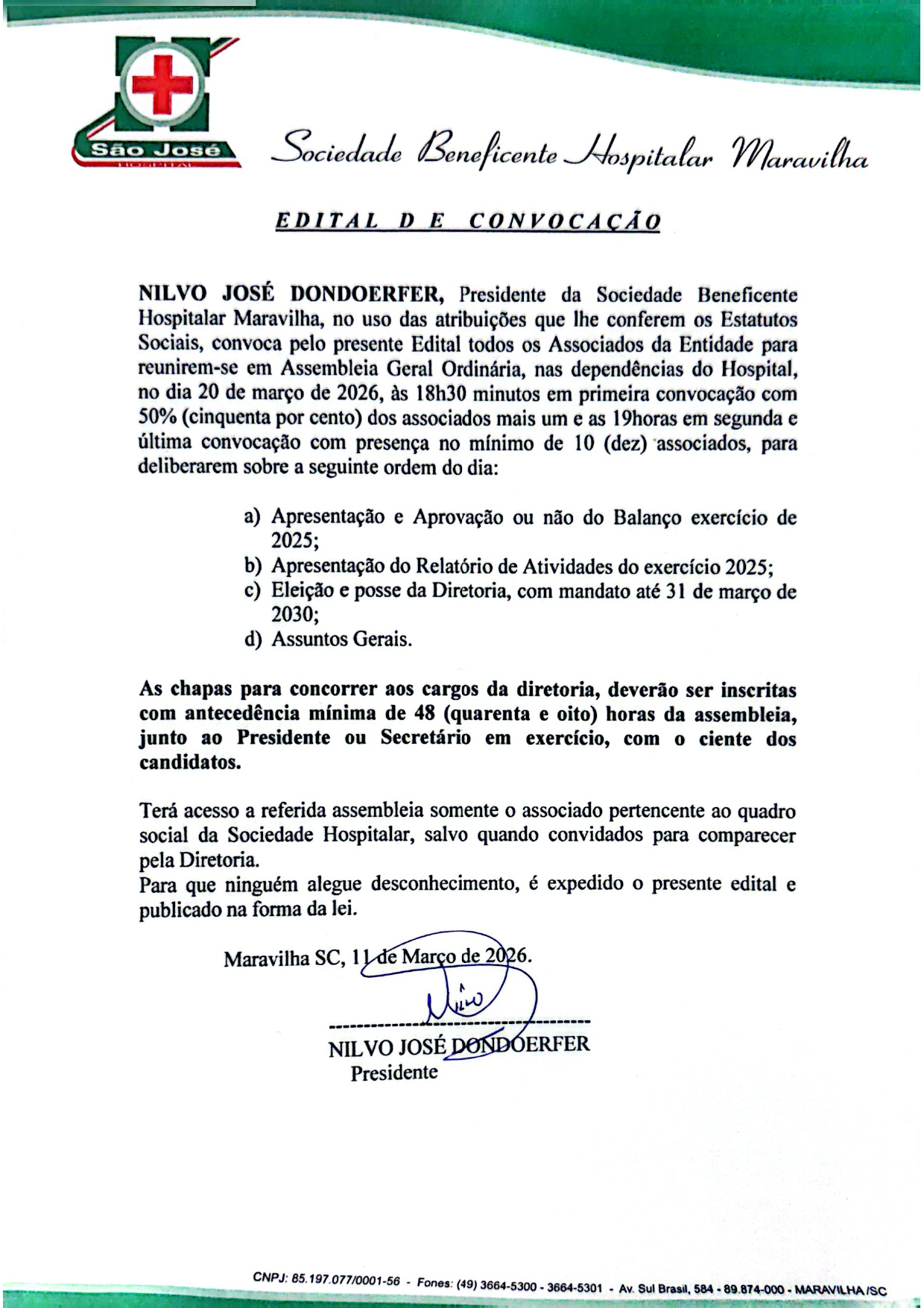 Assembleia Geral Ordinária: Convocação Ano 2026