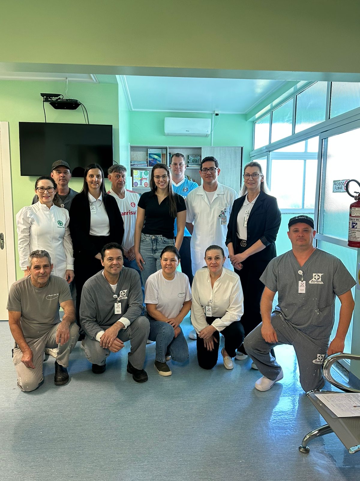 Treinamento de Brigada de Incêndio e Primeiros Socorros no Hospital São José!