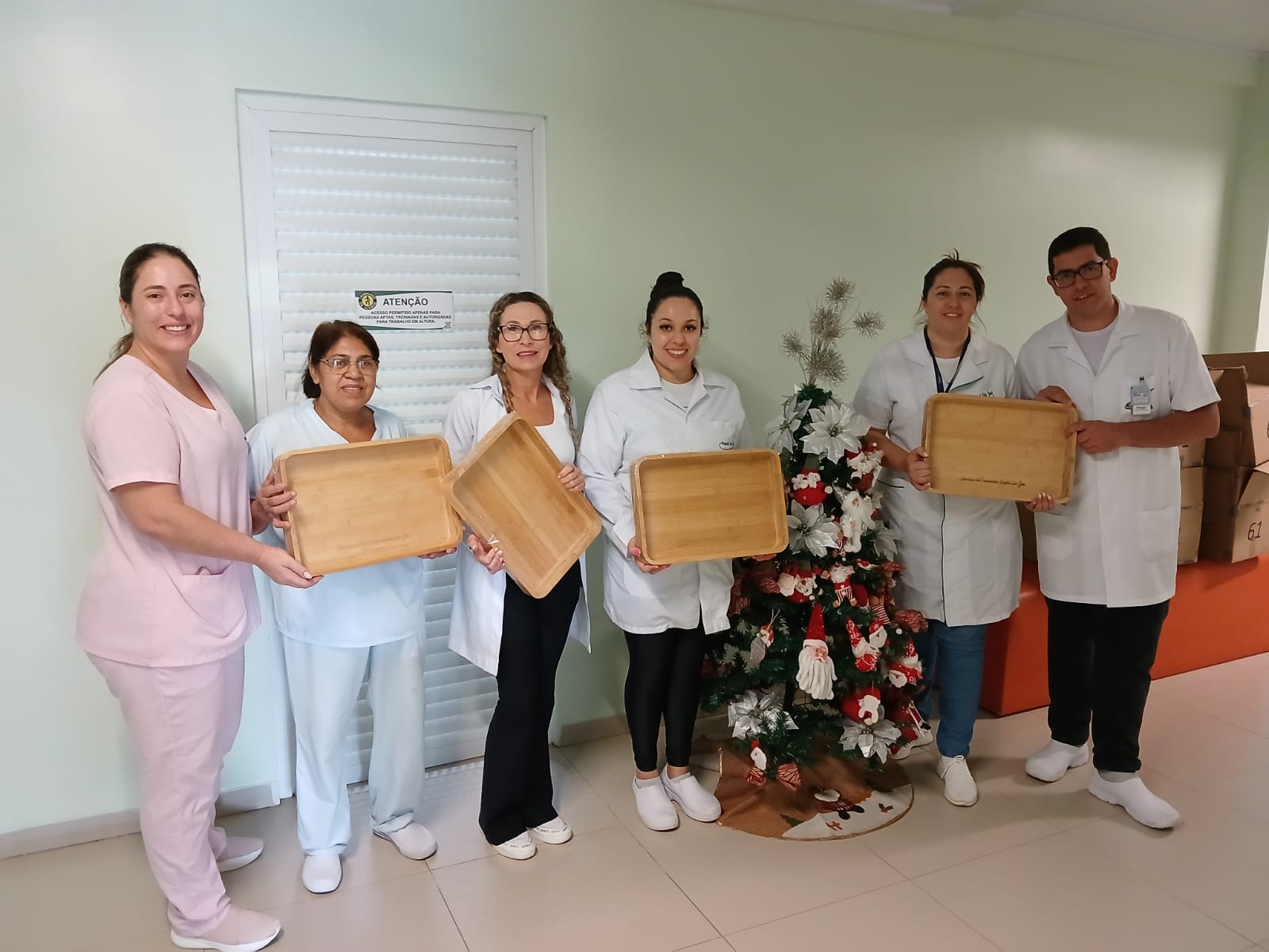 Associação dos Funcionários do Hospital São José realizada entrega de mimo